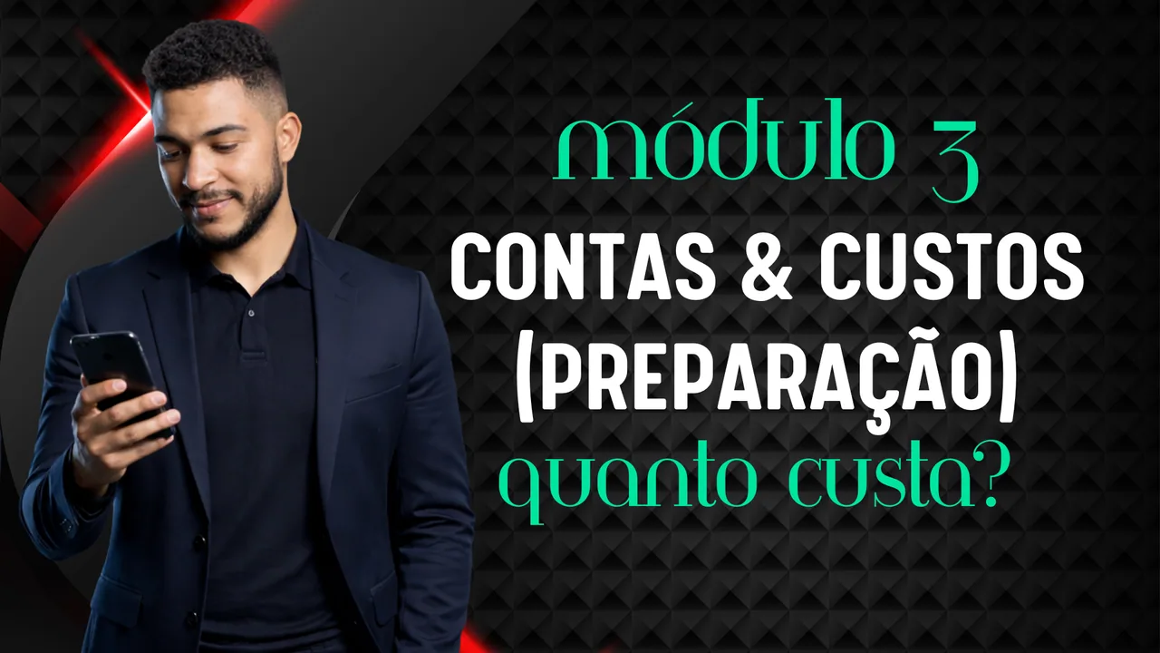 Capa do módulo 3: Contas e custos